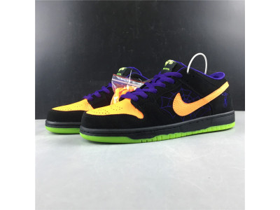 Nike SB Dunk Low Night of Mischief Halloween BQ6817 006( Normal shoe box)